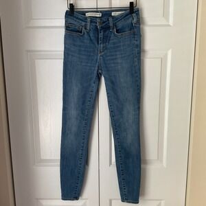 Anthropologie Pilcro & The Letterpress Jeans Womens 26 High‎ Rise Denim Legging